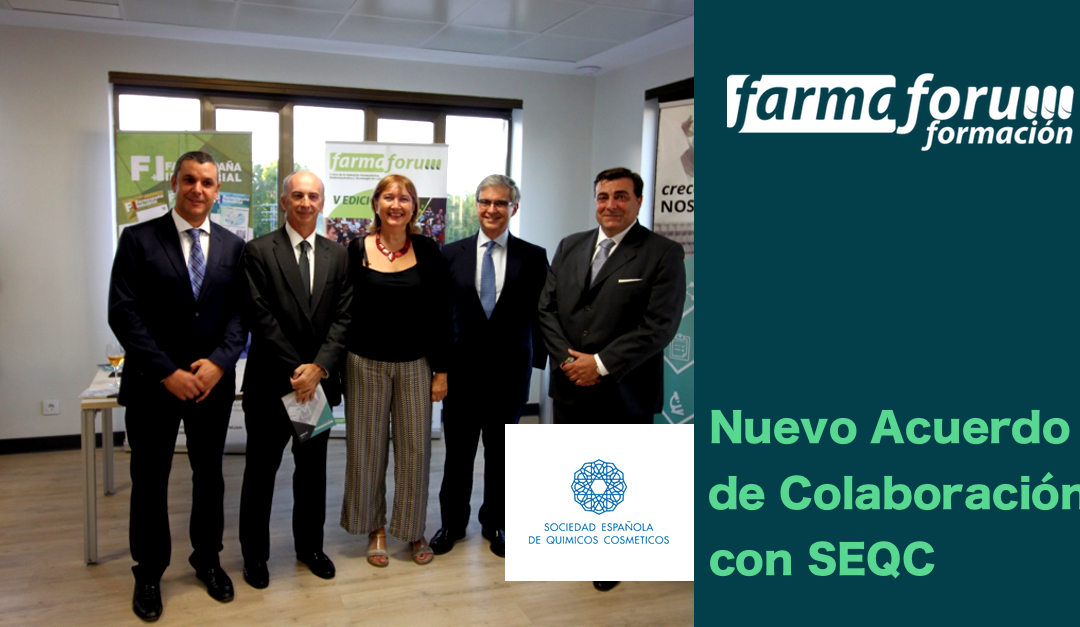 FEF firma un convenio de colaboración con la Sociedad Española de Químicos y Cosméticos (SEQC)